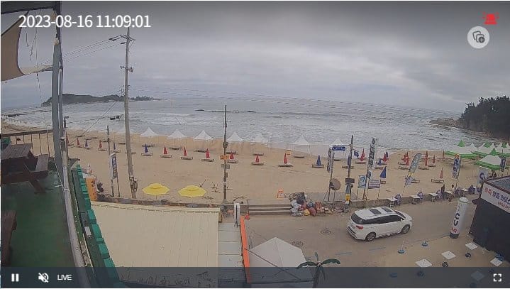 전국-해변,해수욕장-실시간-CCTV-보기-고성-송지호해변-CCTV