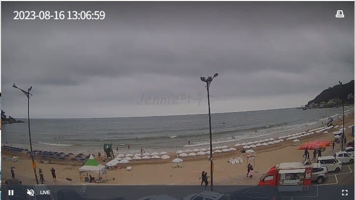 전국-해변,해수욕장-실시간-CCTV-보기-부산-송정해수욕장A-CCTV