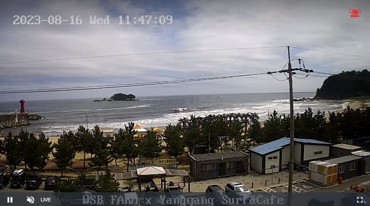 전국-해변,해수욕장-실시간-CCTV-보기-양양-기사문해변A-CCTV